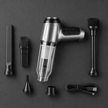AeroForce con todos sus accesorios: boquillas, cepillos y cable USB